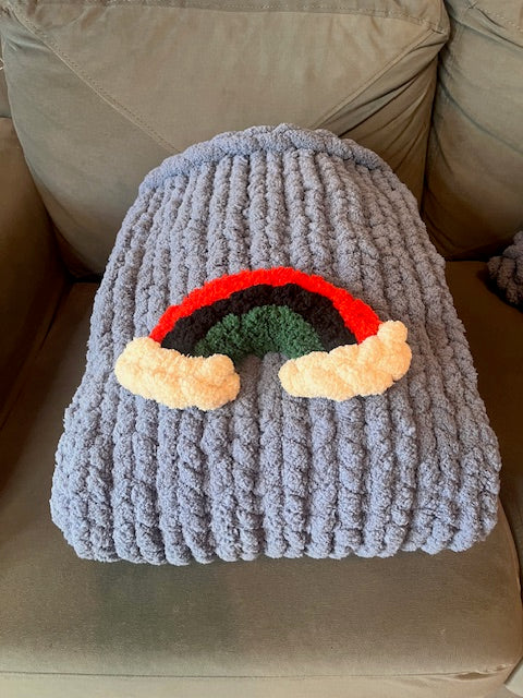 RBG Rainbow Chunky Throw